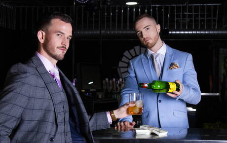 Beefcake Franky Fox and tough guy Jp Dubois fuck after dick sucking