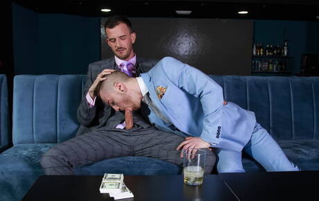 Beefcake Franky Fox and tough guy Jp Dubois fuck after dick sucking