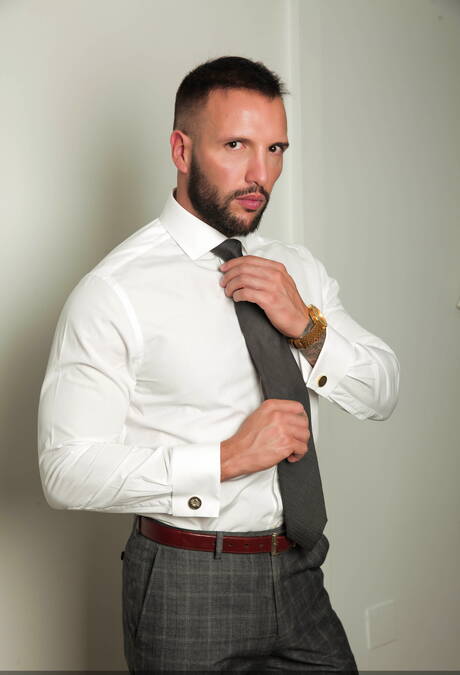 Men At Play: Spanish muscular Diego Reyes and spanish hot bear Donato Reyes have a good anal sex