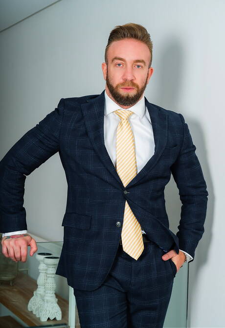 Men At Play: Tough guy Joe Gillis and hunky guy Manuel Scalco have a hot couple scene