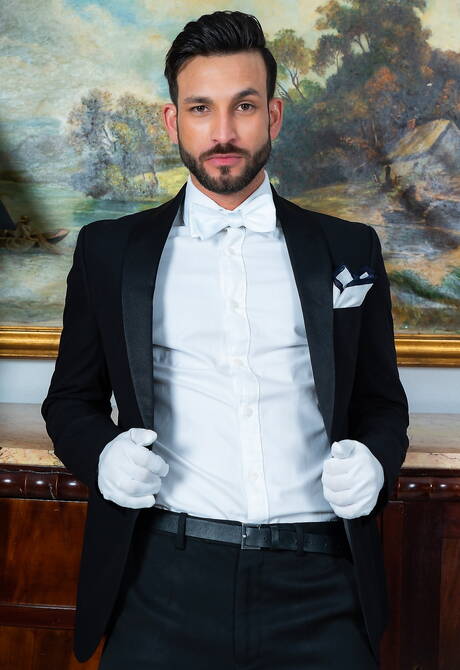 Der kräftige Cristian Sam und der attraktive Javi Gray bei einer heißen Arschfick-Action