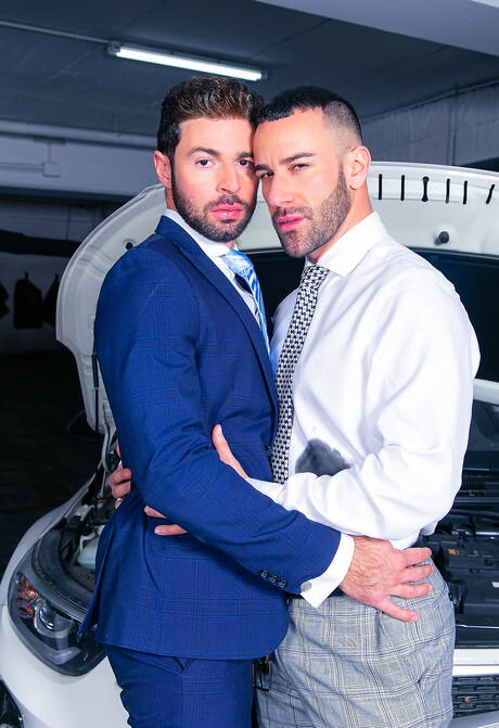 Der Muskelprotz Dario Beck und der attraktive Gustavo Cruz haben heißen Paarsex