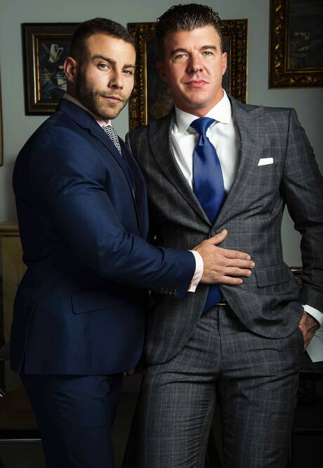 Spanish muscular Diego Reyes and american tough guy Jj Knight in hot ass fuck action