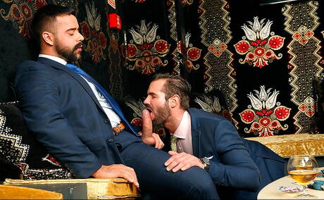 Der spanische Bär Dani Robles und der heiße französische Bär Teddy Torres in heißer homosexueller Action