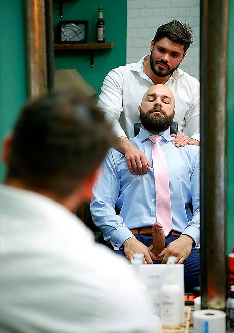 Italian mature bear Max Duro and spanish hairy bear Nicolas Brooks sucking and screwing each other