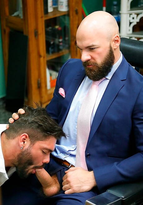 Italian mature bear Max Duro and spanish hairy bear Nicolas Brooks sucking and screwing each other