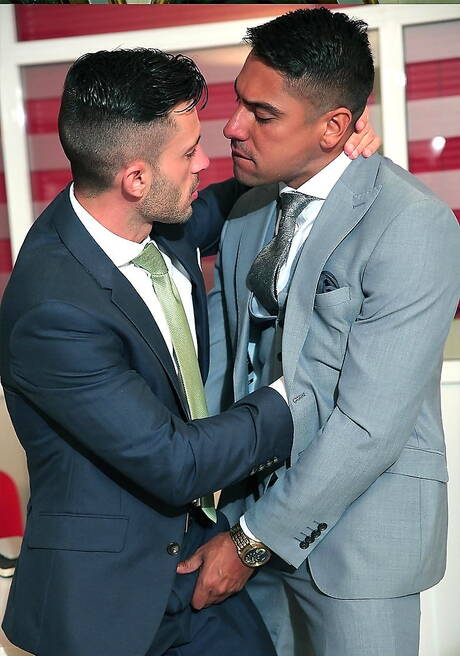 O forte Andy Star e o supergaranhão Salvador Mendoza em sexo anal quente