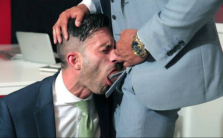 Strongman Andy Star and superstud Salvador Mendoza in hot anal sex