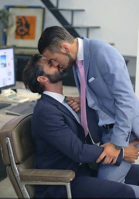 Spanish hot bear Dani Robles and american stud Dante Colle have a good sex