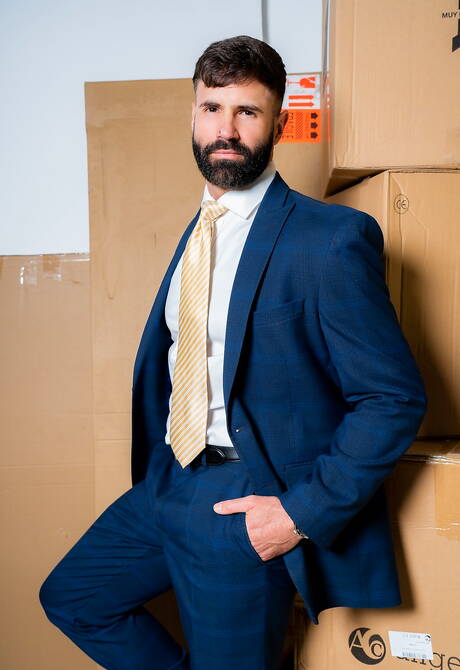 Men At Play: Tough guy Adam Franco and strongman Dani Robles fuck ass after sucking dick