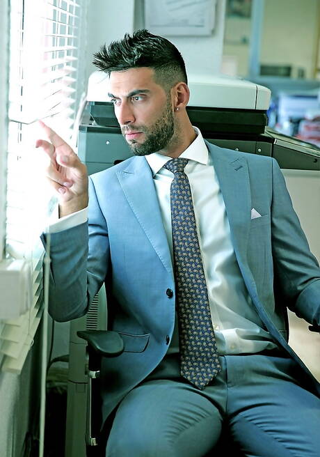 Men At Play: Spanish gay bear Dani Robles and canadian hairy stud Mick Stallone have a good anal sex