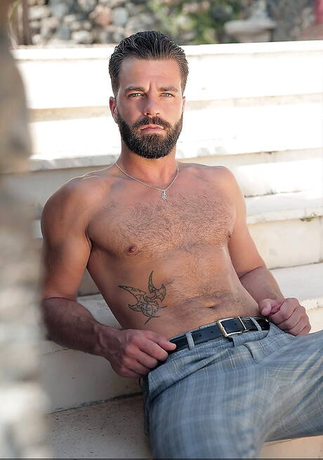 ポルトガルのたくましい体格のヘクター・デ・シルバとスロバキアのたくましい男ジェイ・ロバーツがプールでチンポをしゃぶった後にアナルファック