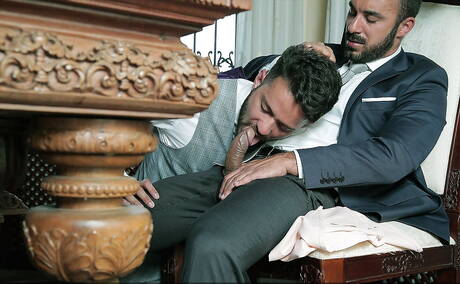 Der starke Robbie Rojo und der Muskelprotz Xavi Duran ficken nach dem Blowjob