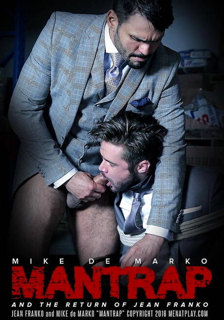 Der Latino-Otter Jean Franko und der haarige amerikanische Hengst Mike De Marko lassen sich gerne fesseln