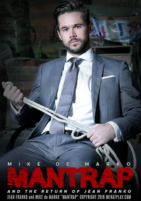 Der Latino-Otter Jean Franko und der haarige amerikanische Hengst Mike De Marko lassen sich gerne fesseln