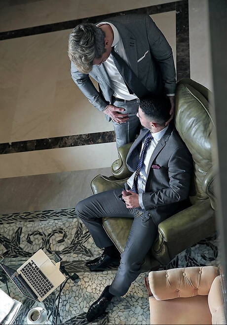 Muscular Maikel Cash and beefy Robbie Rojo sucking and fucking each other