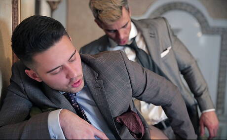 Muscular Maikel Cash and beefy Robbie Rojo sucking and fucking each other