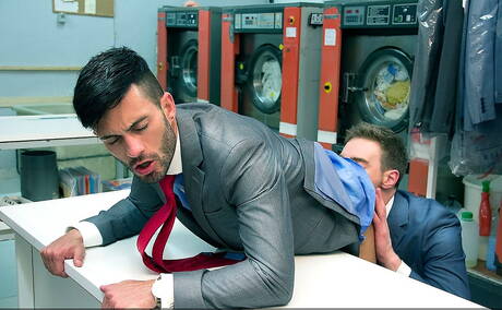 Brazilian beefcake Andy Star and polish beefy Kayden Gray drilling an ass