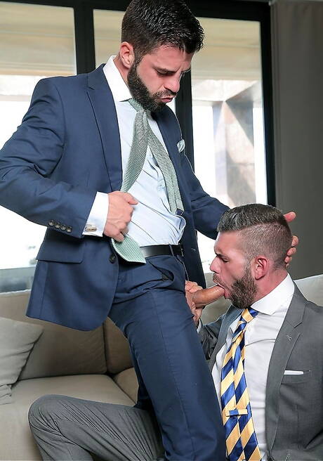 Muscular Axel Max and portuguese strongman Hector De Silva fuck ass after sucking dick