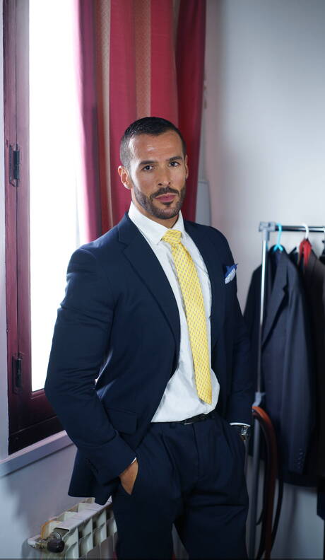 Latin hot bear Denis Vega and  Isaac Eliad shows a muscle body