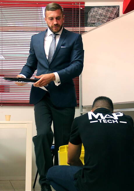 Men At Play: Latino muscular Emir Boscatto and stud Hugo Castellano in hot anal sex