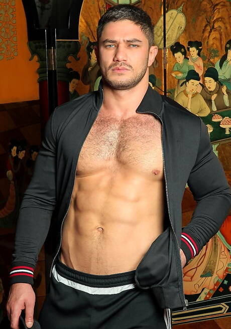 Well-built Dato Foland and husky guy Enzo Rimenez sucking and fucking each other