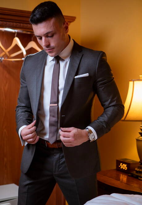 Men At Play: Tough guy Nate Rose jerk off his dick