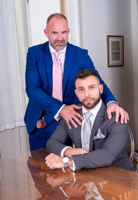 Men At Play: Well-built D.dan and spanish bodybuilder Diego Reyes in hard anal sex