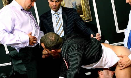 Bruno, Christian, Danny Starr, Roberto, Toby having fun together