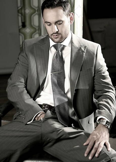 Men At Play: Latino muscular Marco Wilson undressing