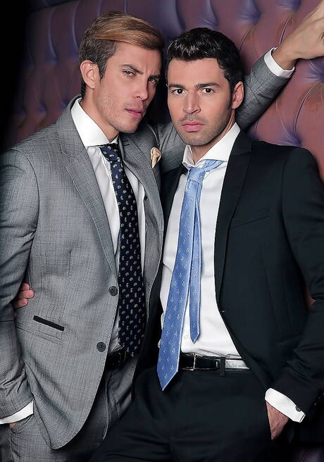 Stud Dario Beck and hunky guy Maikel Cash sucking and fucking each other