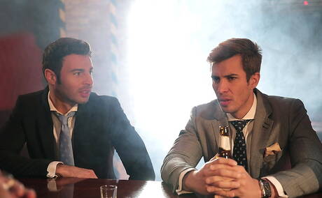 Stud Dario Beck and hunky guy Maikel Cash sucking and fucking each other