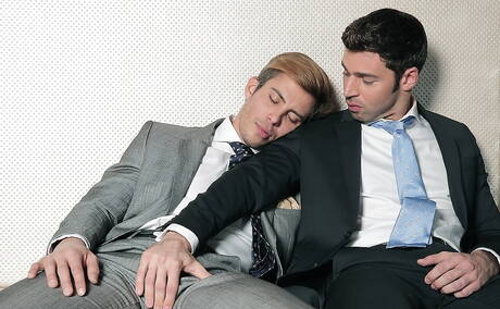 Stud Dario Beck and hunky guy Maikel Cash sucking and fucking each other