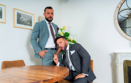 Der spanische schwule Bär Donato Reyes und der portugiesische haarige Bär Sir Peter lieben sich