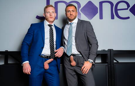 Men At Play: Strongman Emir Boscatto and well-built Sean Weiss sucking and screwing each other