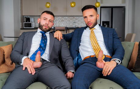 Die schamlosen Typen Diego Reyes, Donato Reyes und Javi Gray haben heißen Dreier-Sex