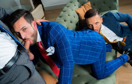 Die schamlosen Typen Diego Reyes, Donato Reyes und Javi Gray haben heißen Dreier-Sex