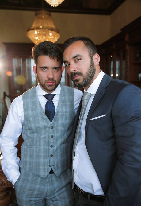 Der Hengst Robbie Rojo und der kräftige Xavi Duran haben es miteinander getrieben