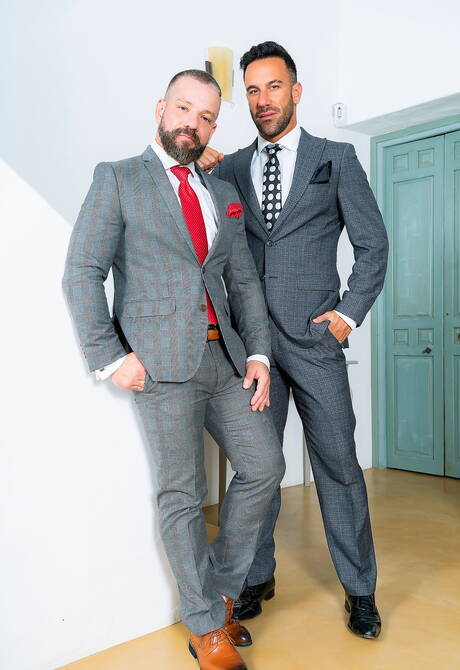 Der starke Mann Dan Tyser und der kräftige Gustavo Cruz haben guten Sex