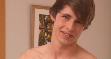 Beautiful boy Perry Talman posing nude and showing his butt