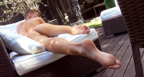 帥哥本·拉德克利夫戶外自慰