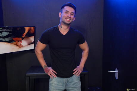 Hunky guy David Zayn and black stud Ray Diesel sucking and fucking each other