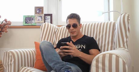 Belami Online: Hungarian well-built Jim Kerouac and czech hunky guy Garret Dornan in hot homosexual scene