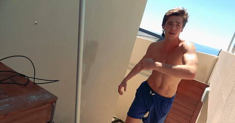 Belami Online: Hot czech boys tough guy Helmut Huxley and hot twink Jason Bacall have a good sex outdoor