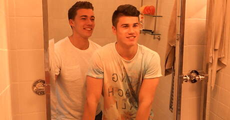 Belami Online: Czech superstud Bruce Querelle and american well-built Serge Cavalli fuck after dick sucking