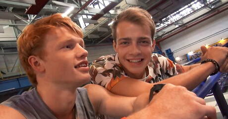 Belami Online: Czech beautiful boy Pip Caulfield and superstud Timothy Blue fuck ass after sucking