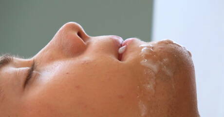 Hungarian stud Bart Cuban and tough guy Sammy Poulain in hot homosexual scene outside