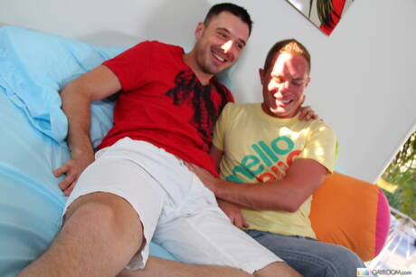 American husky guy Trent Atkins fuck after dick sucking