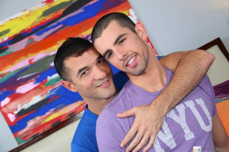 American otter Jake Steel fuck ass after sucking dick