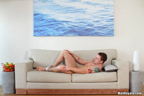 American beefy Sebastian Keys and tough guy Jared King in hot ass bang